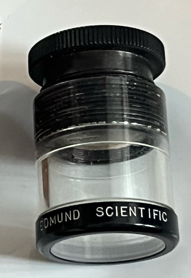 Edmund Scientific Lens Comparator Magnifier Comparator with US Made Leather Case