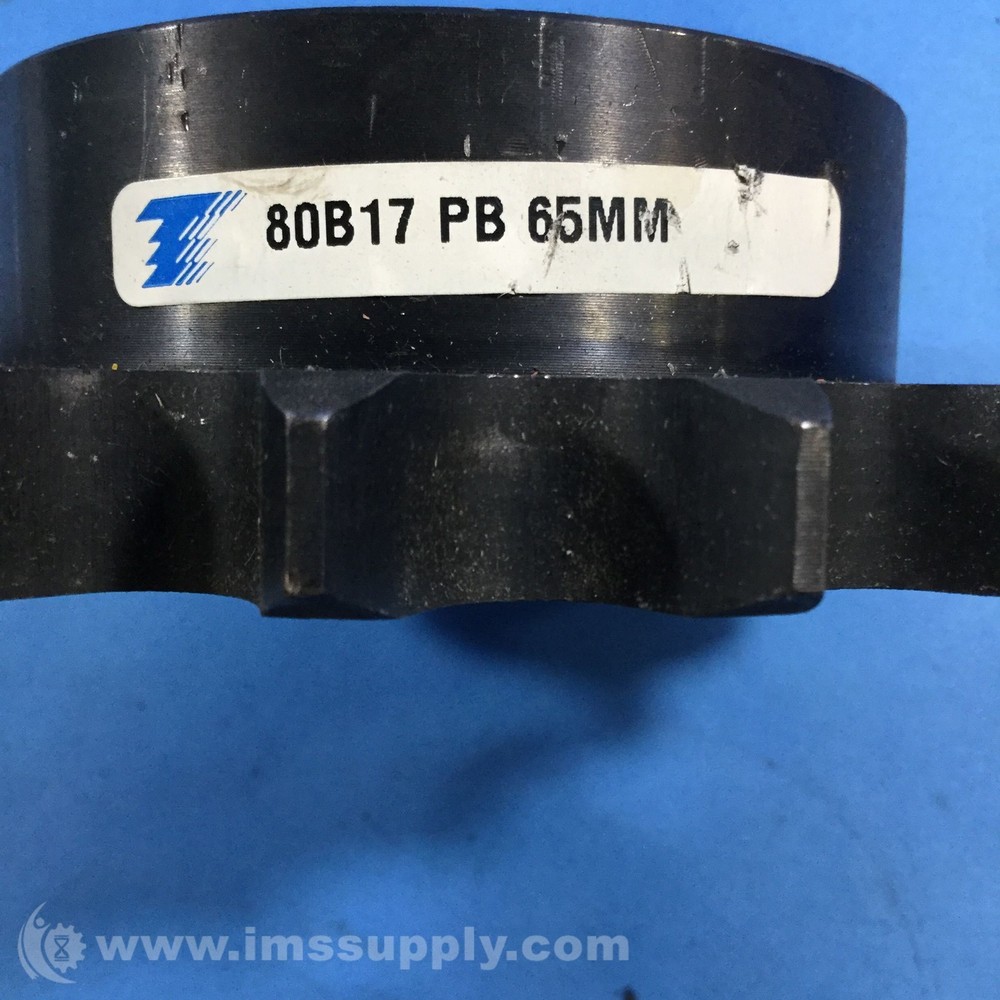 Tsubaki 80B17 P8 65MM Plain Bore Sprocket USIP