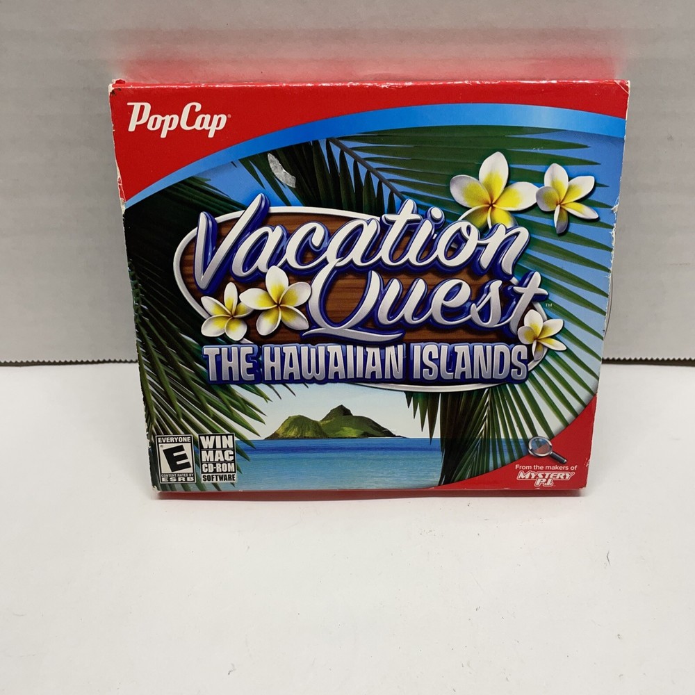 Pop Cap Vacation Quest Hawaiian Islands Win Mac CD-Rom Software