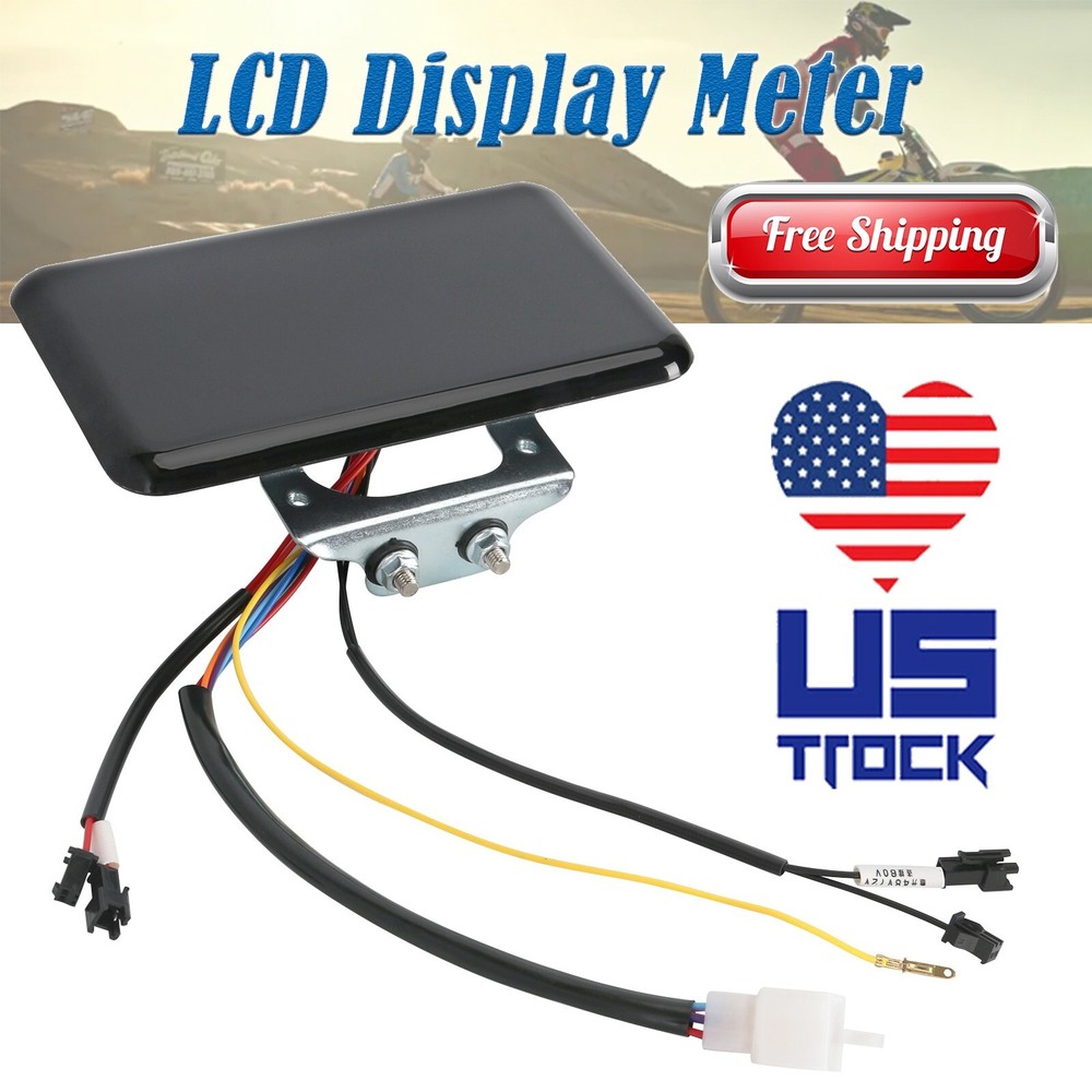 48V-72V LCD Display Meter Control Panel Digital Speedometer For E-Bike Scooter
