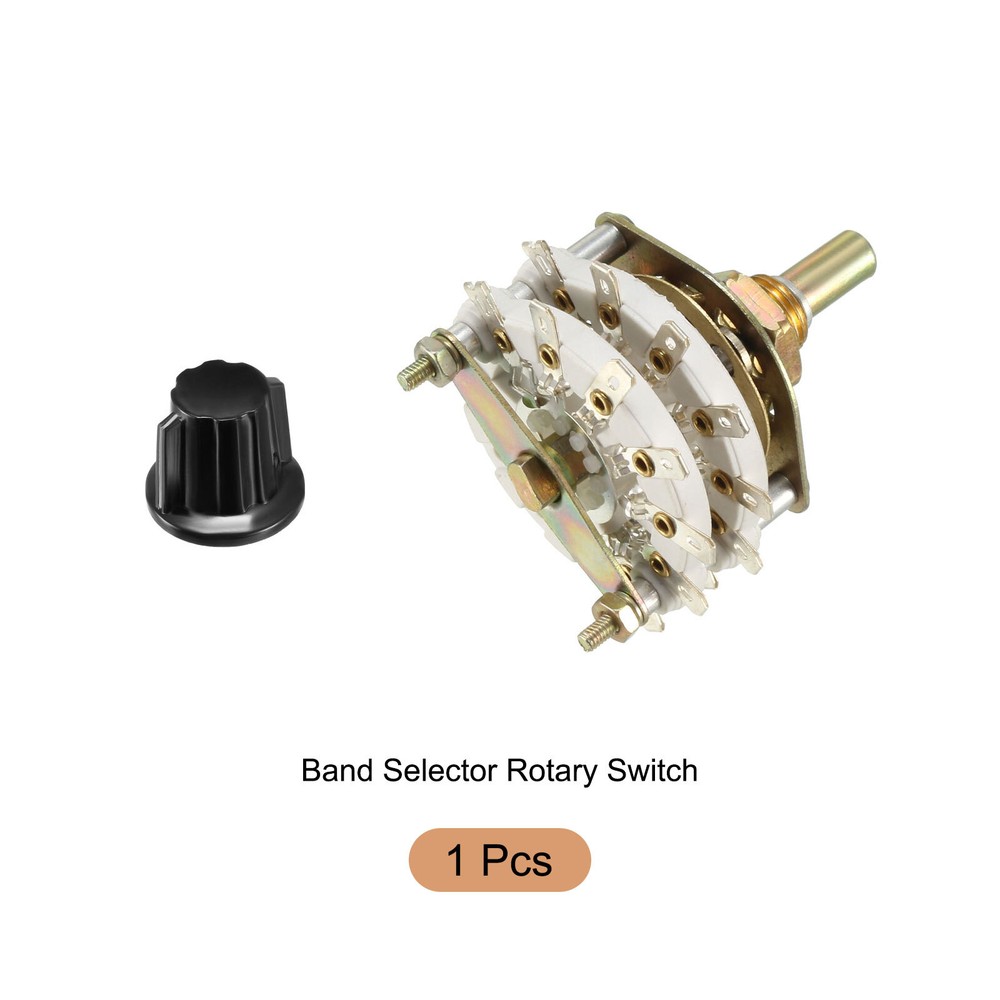 Band Selector Rotary Switch 2P6T 2 Pole 6 Position 2 Deck