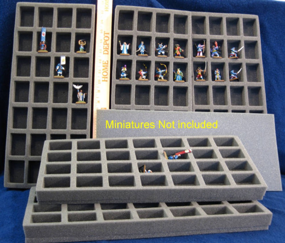Foam Rectangular Transport Trays, 25mm, Historical, ACW