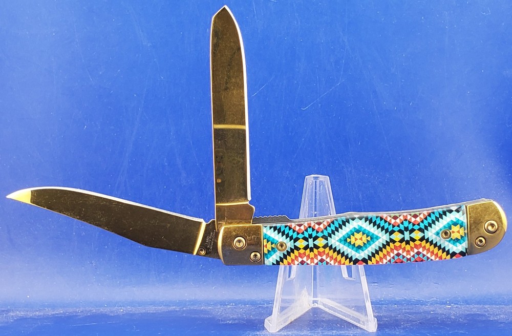 BONE EDGE SPRING ASSISTED TRAPPER 13821