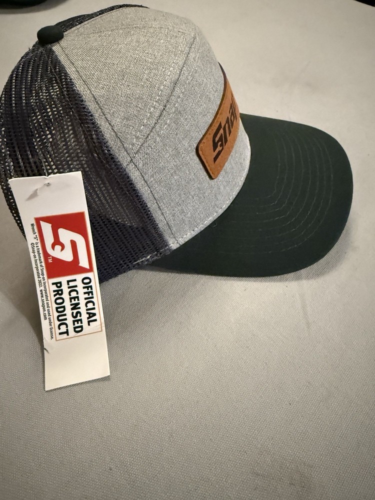 Snap On Tools Hat Gray Green New Adjustable