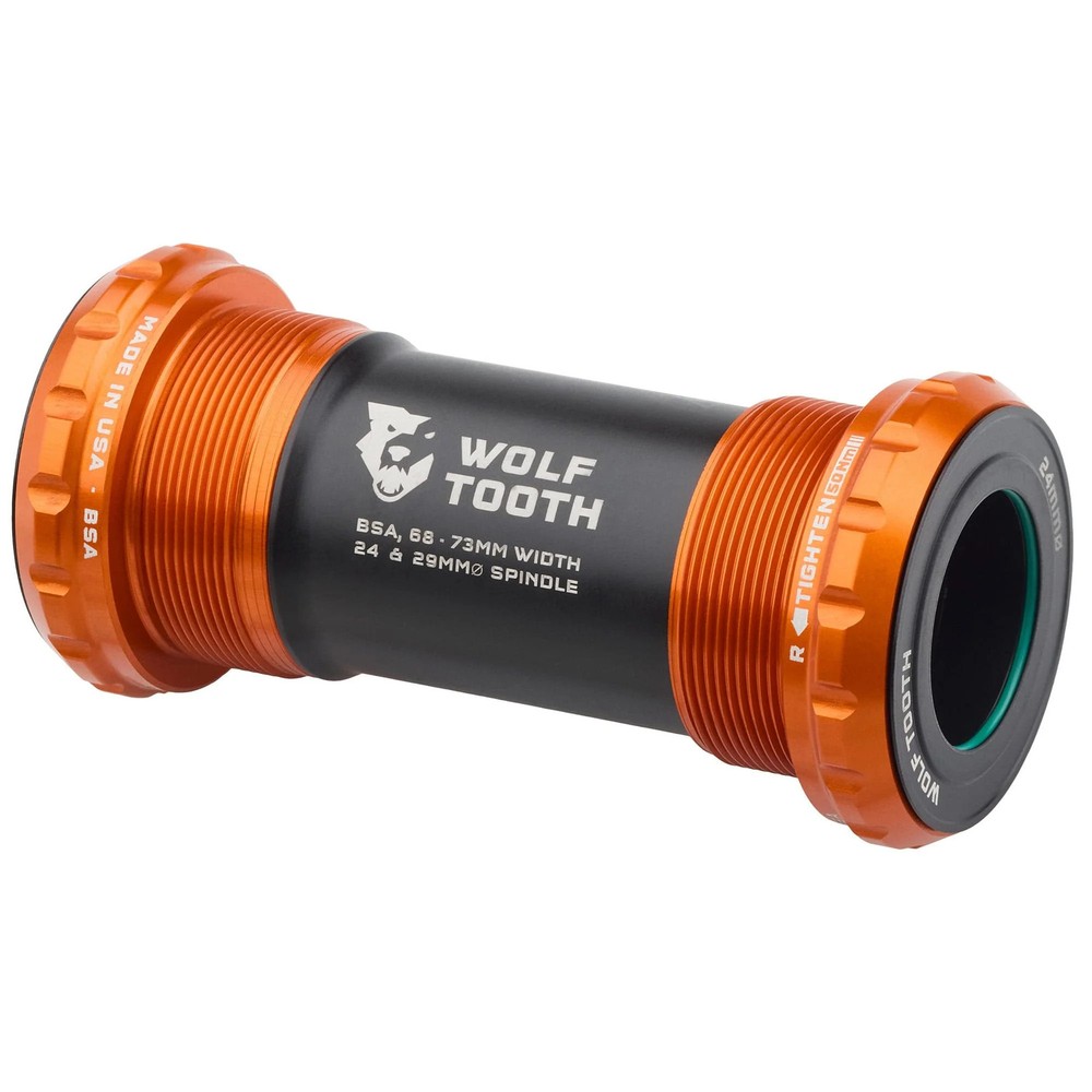 Wolf Tooth 29mm Gold BSA Bottom Bracket - Precision DUB Compatibility