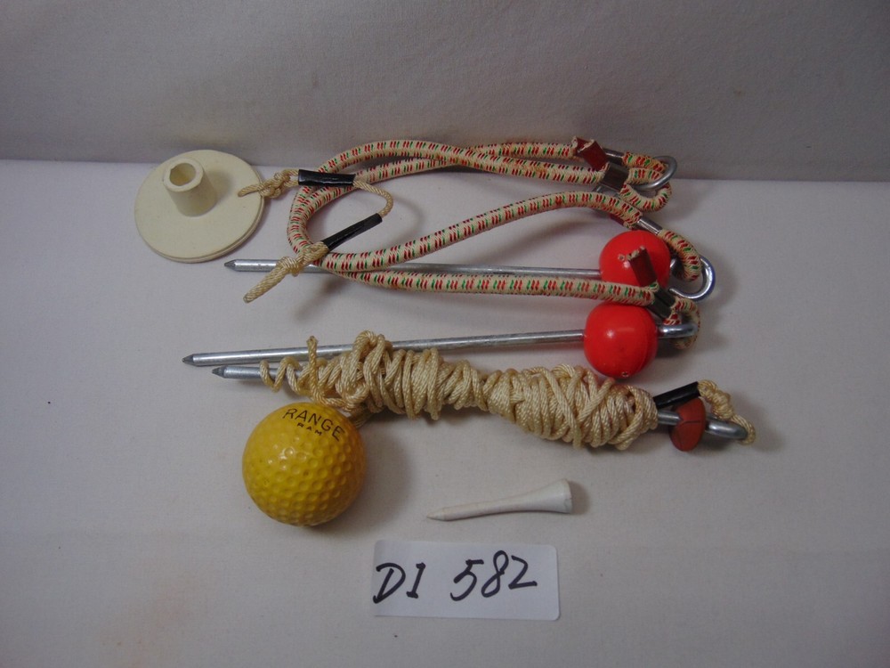 Vintage Golf Master Home Practice Set Pro Instructor Golfmaster Old