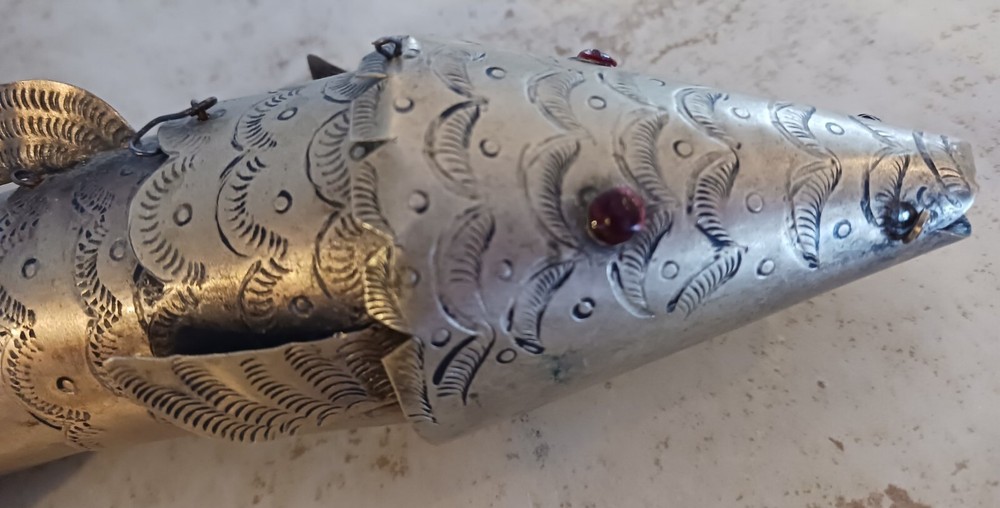 Antique Articulating Brass Fish (Circa 1920s)