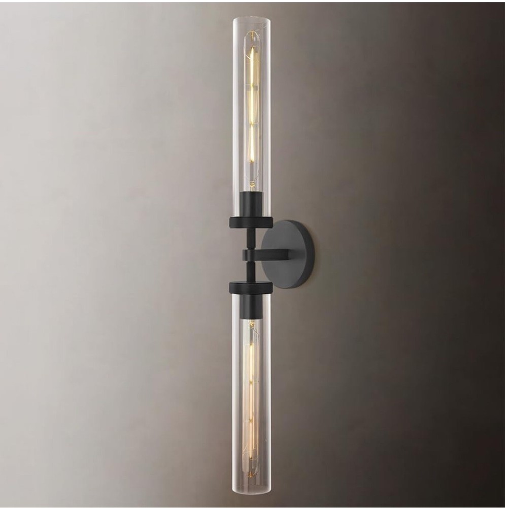 SKFWAITKW Black Wall Sconce, 30' Long Sconces Wall Lighting for Staircase, Elega