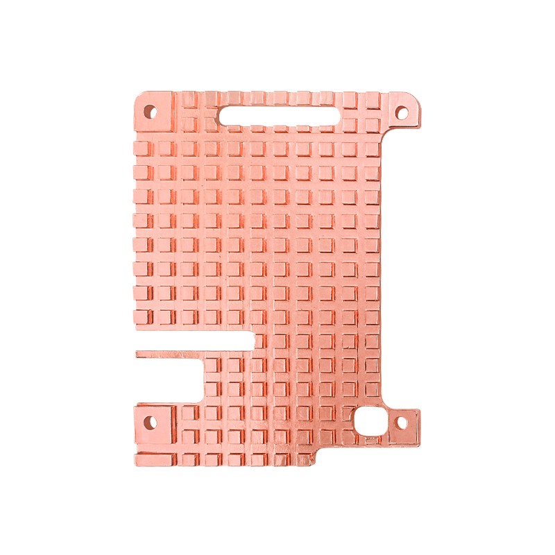 Pure Copper Heatsink Protective Passive Cooling Case Set For Raspberry Pi 4B