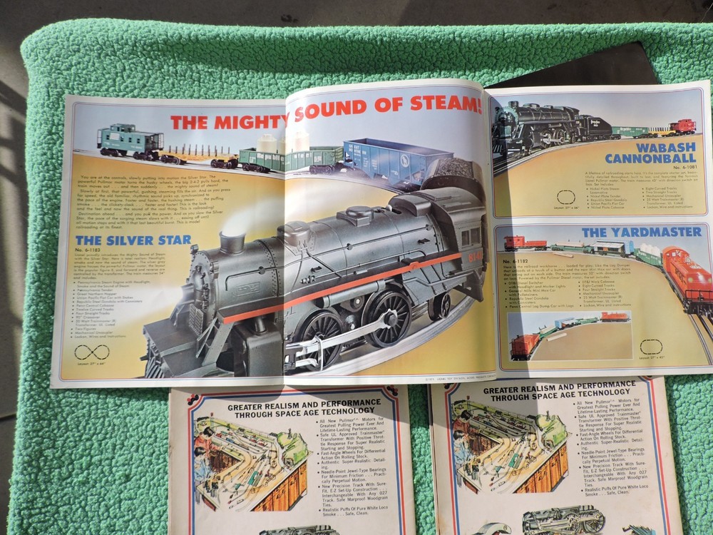 4) - 2) LIONEL 1971 CATALOGS & 2) 1970 POSTERS