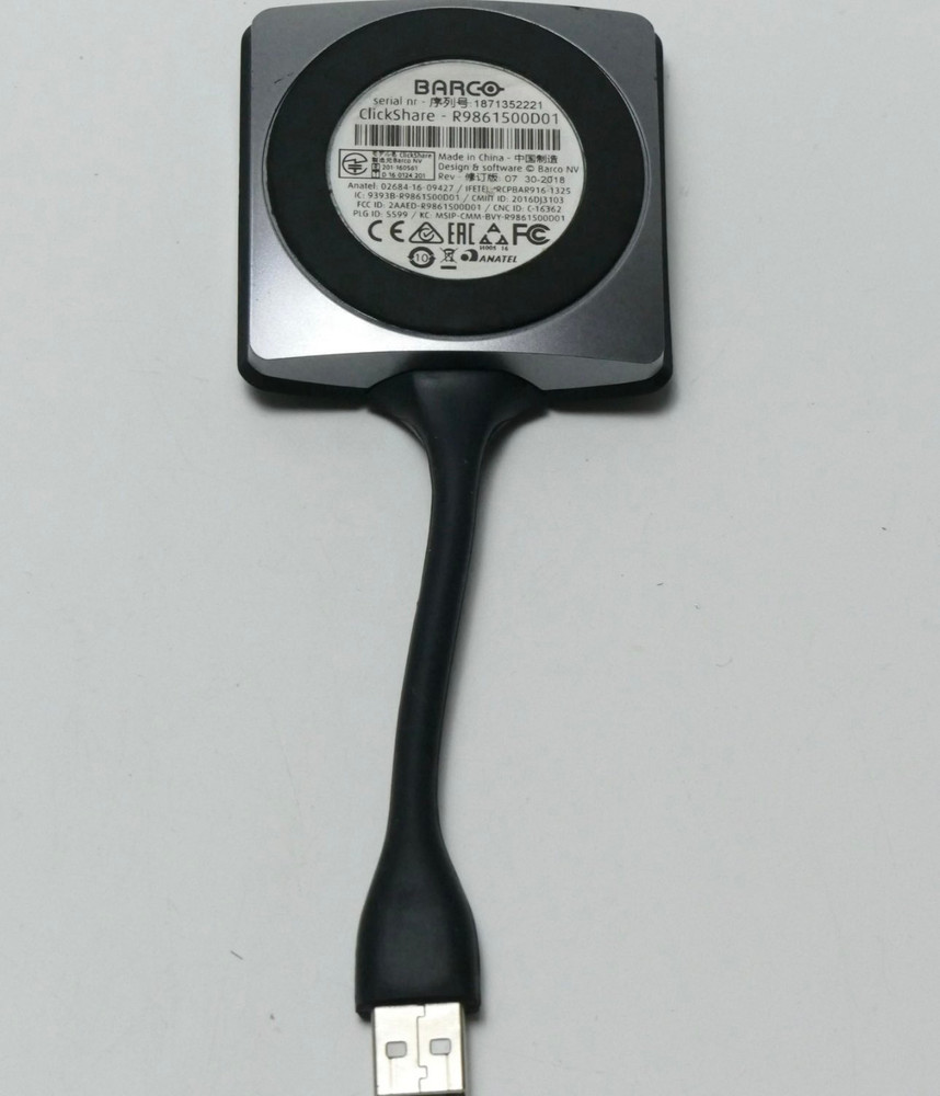 BQRCO Buck ClickShare Wireless Projection Button R9861500D01
