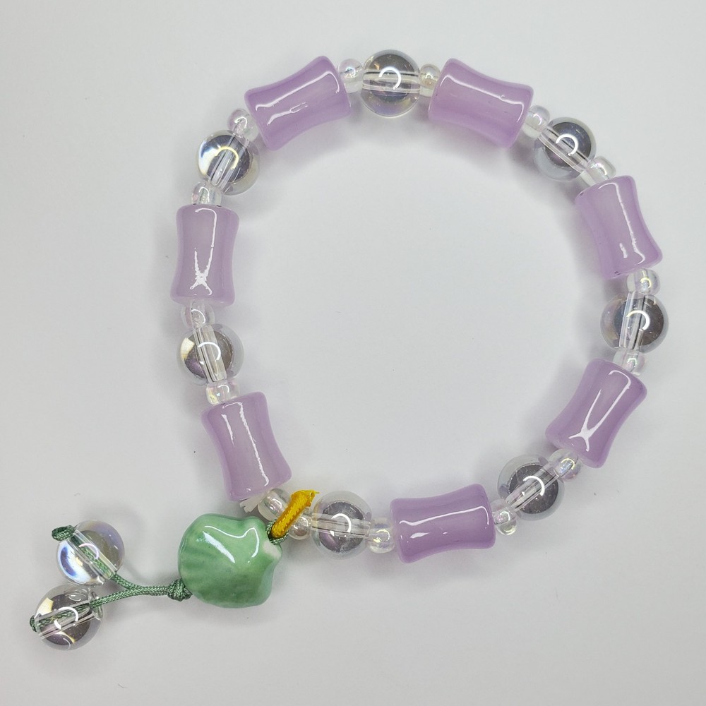 Hand crafted artisan unique gemstone bracelet