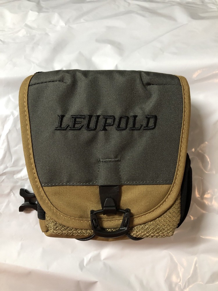 Leupold GO AFIELD Binocular Case Small, Shadow Tan / Grey, Brand New