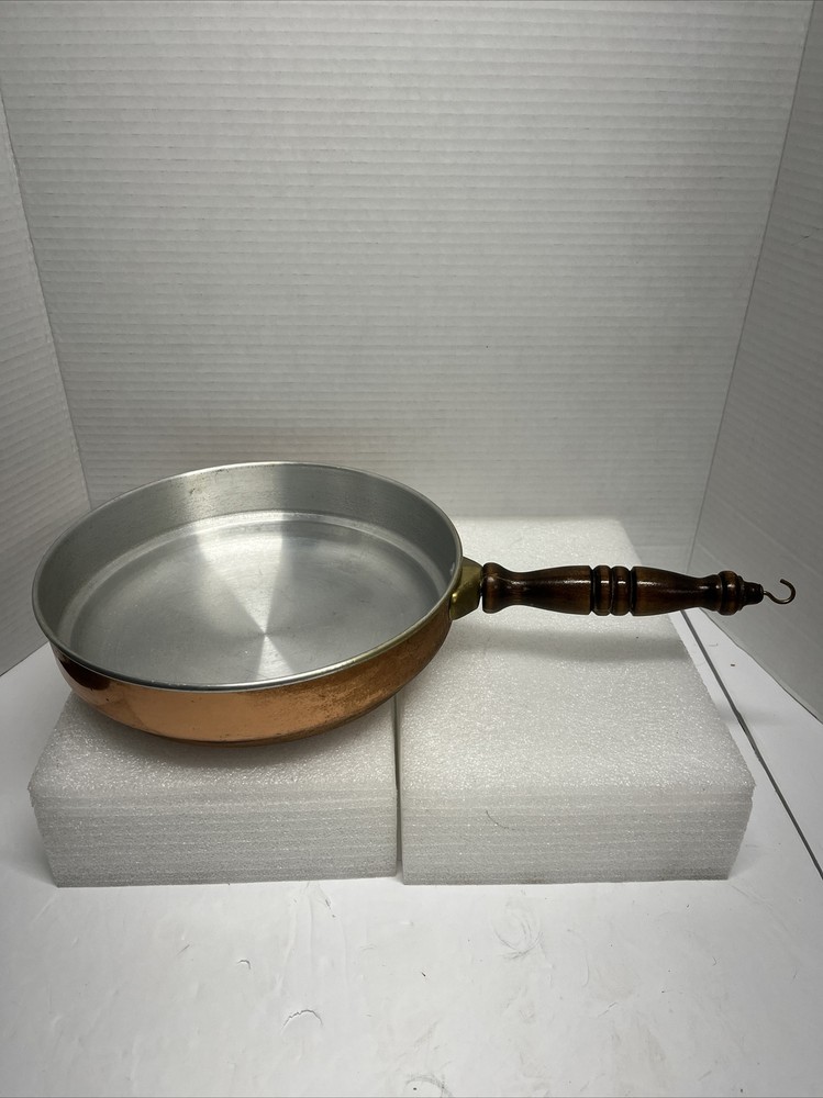 9" Copper Bottom Cookware Skillet Pan