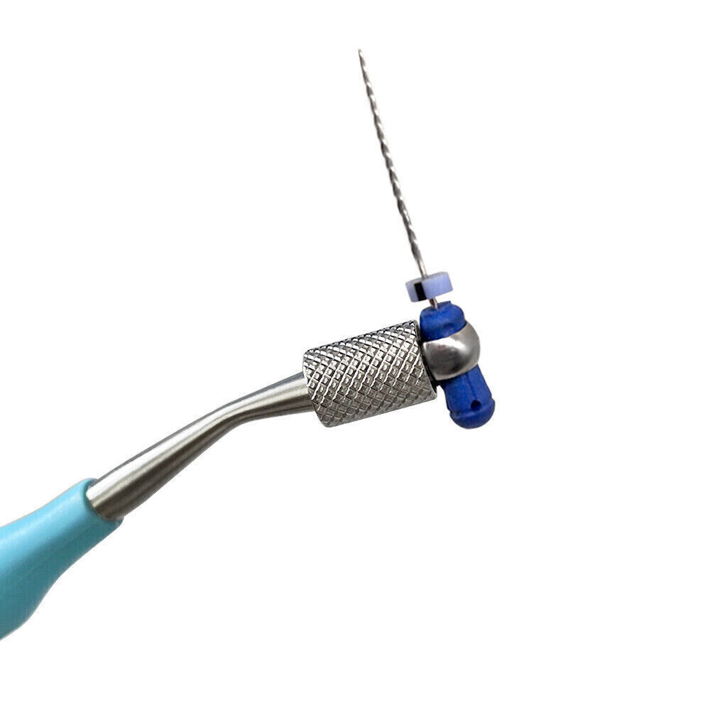 Dental 134℃ Autoclaved Simple Structure Endo File Holder Handle Hand Root Grey