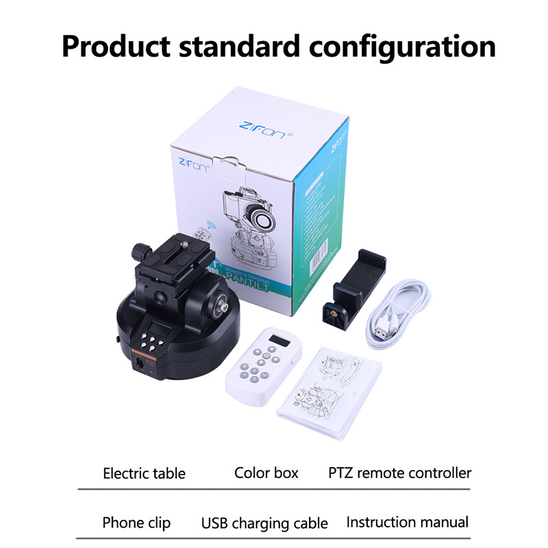 ZIFON YT-2000 AI Smart Face Following Motorized Rotating Panoramic Stabilizer