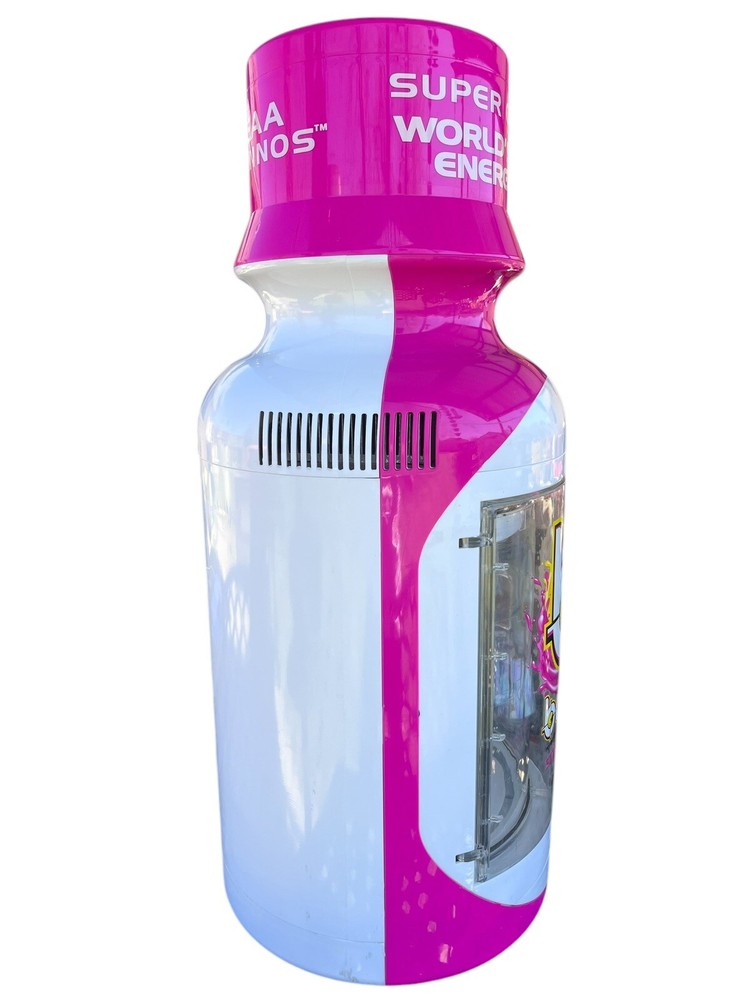 Bang Energy Mini Fridge Bottle Shaped Cooler Strawberry Blast