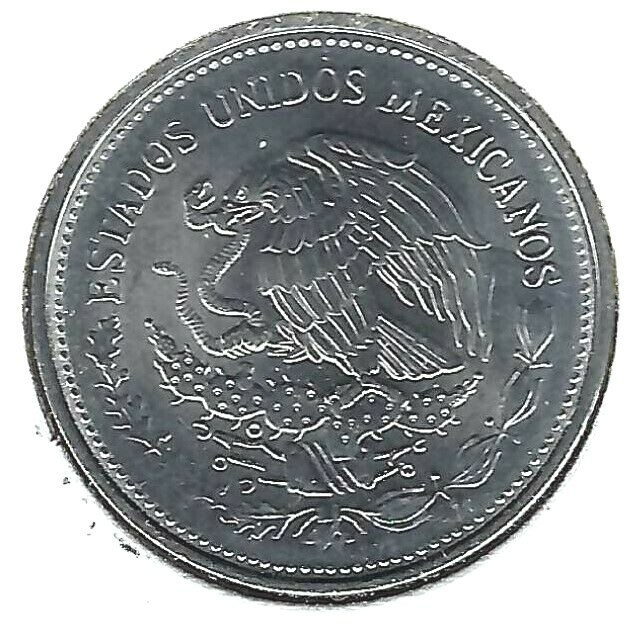 1986 Mexico Uncirculated One Peso Coin