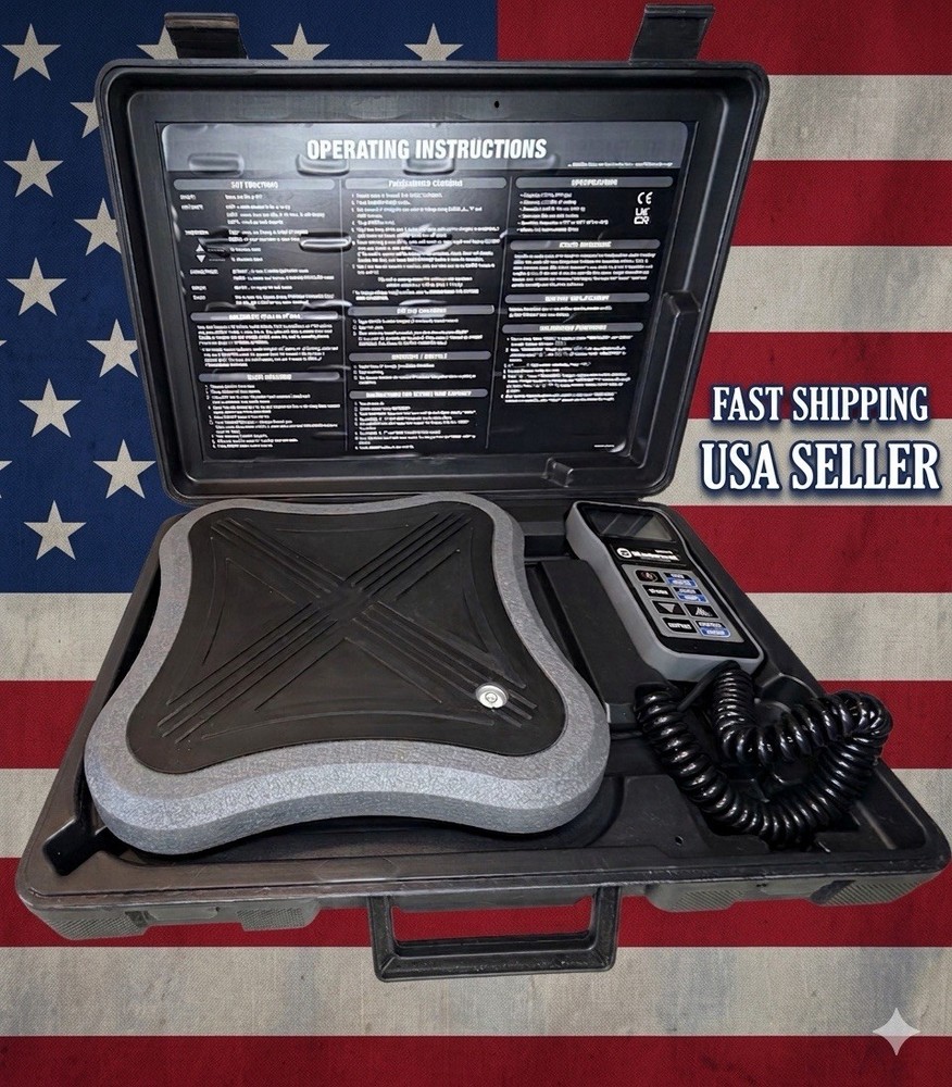 Mastercool 98210-BL - Black Series Electronic Charging Scale with Bluetooth