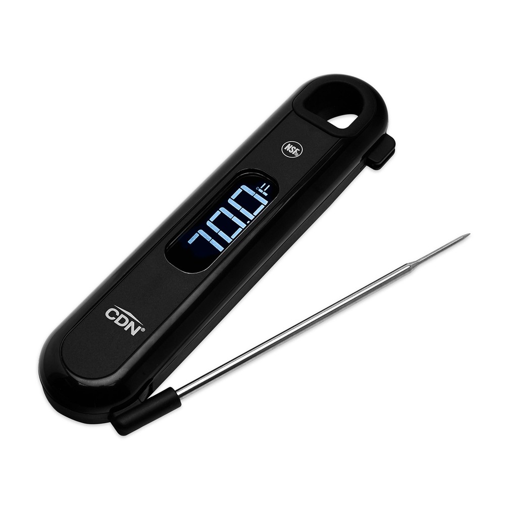 CDN ProAccurate Digital Folding Thermocouple Thermometer with Backlit Display,