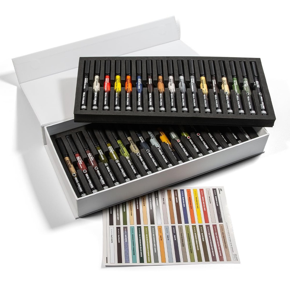 - Special Box 34 Real Colors Markers