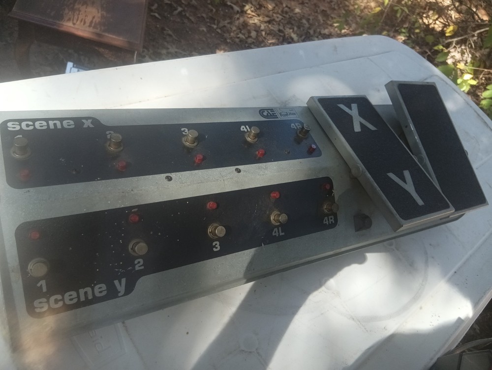CAE FootLites 2x4F Dual Scene X/Y Controller Untested – Vintage Stage Lighting