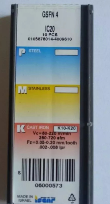 10 PCS  ORIGINAL  INSERTS    GSFN4 IC20