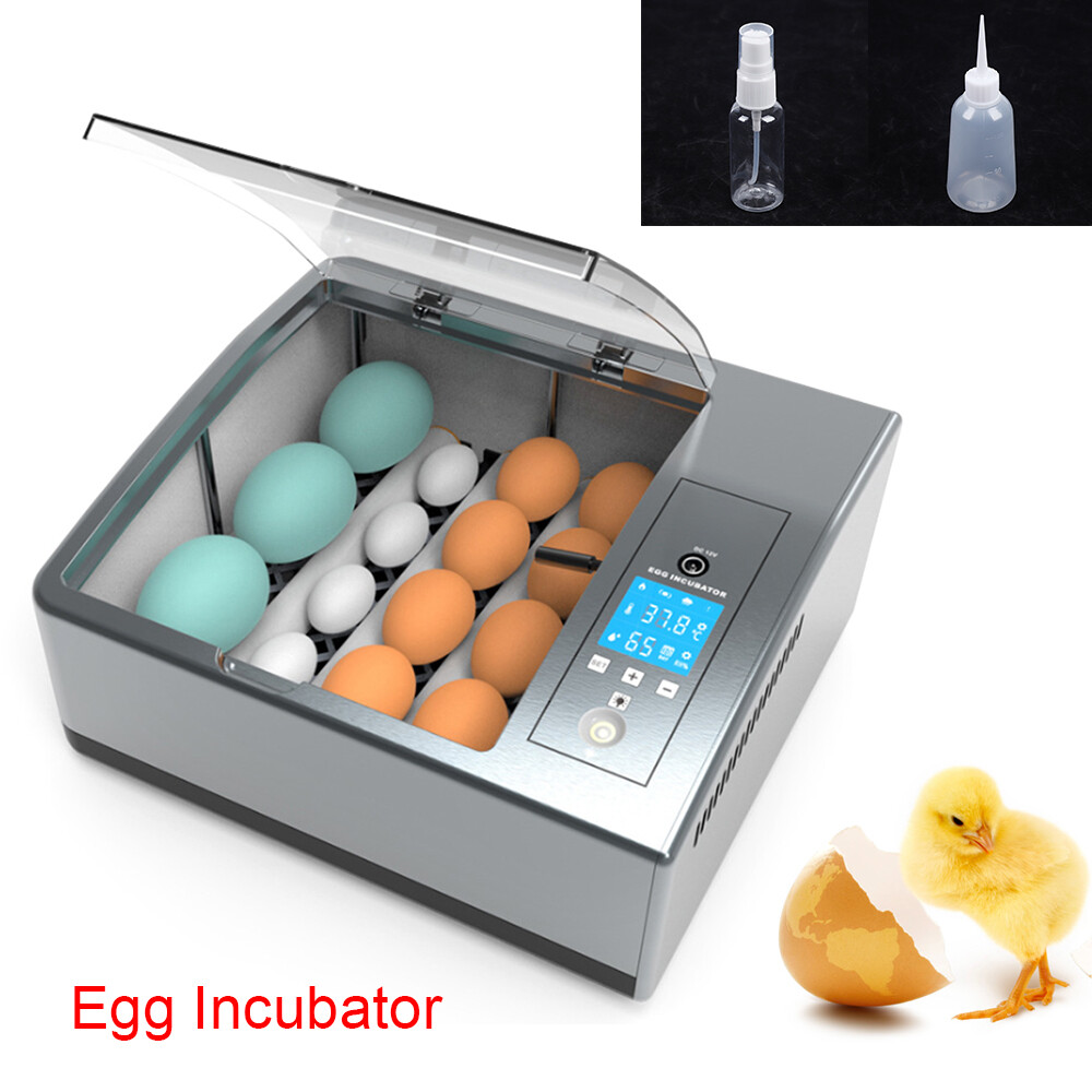 ✅16 Eggs Egg Incubator for Hatching Egg Full Automatic Turning Duck Chicken Egg