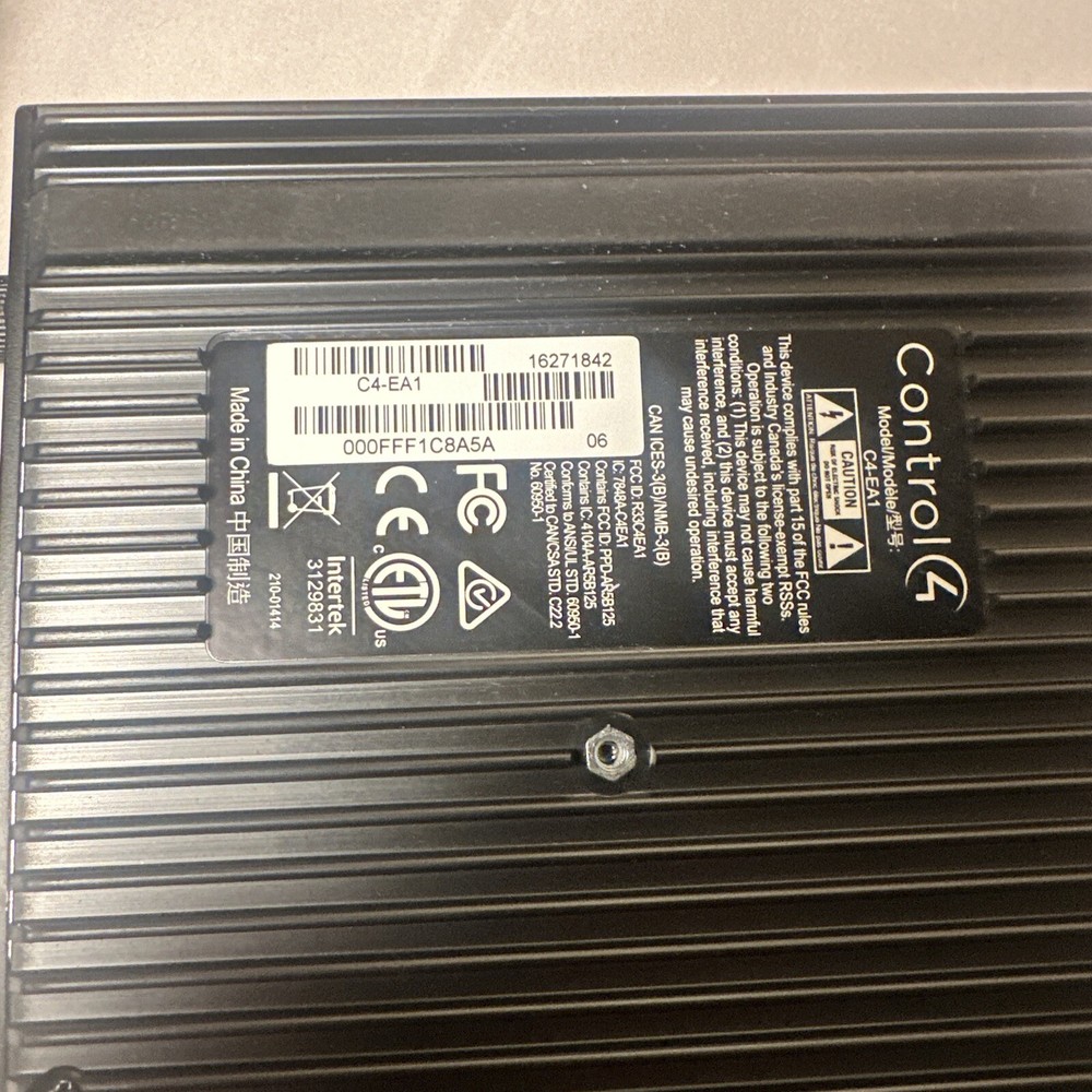 Control 4 C4-EA1 Home Automation System Controller