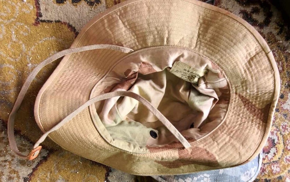 DCU Boonie Hat, Desert Camouflage Pattern, Sun, Hot Weather
