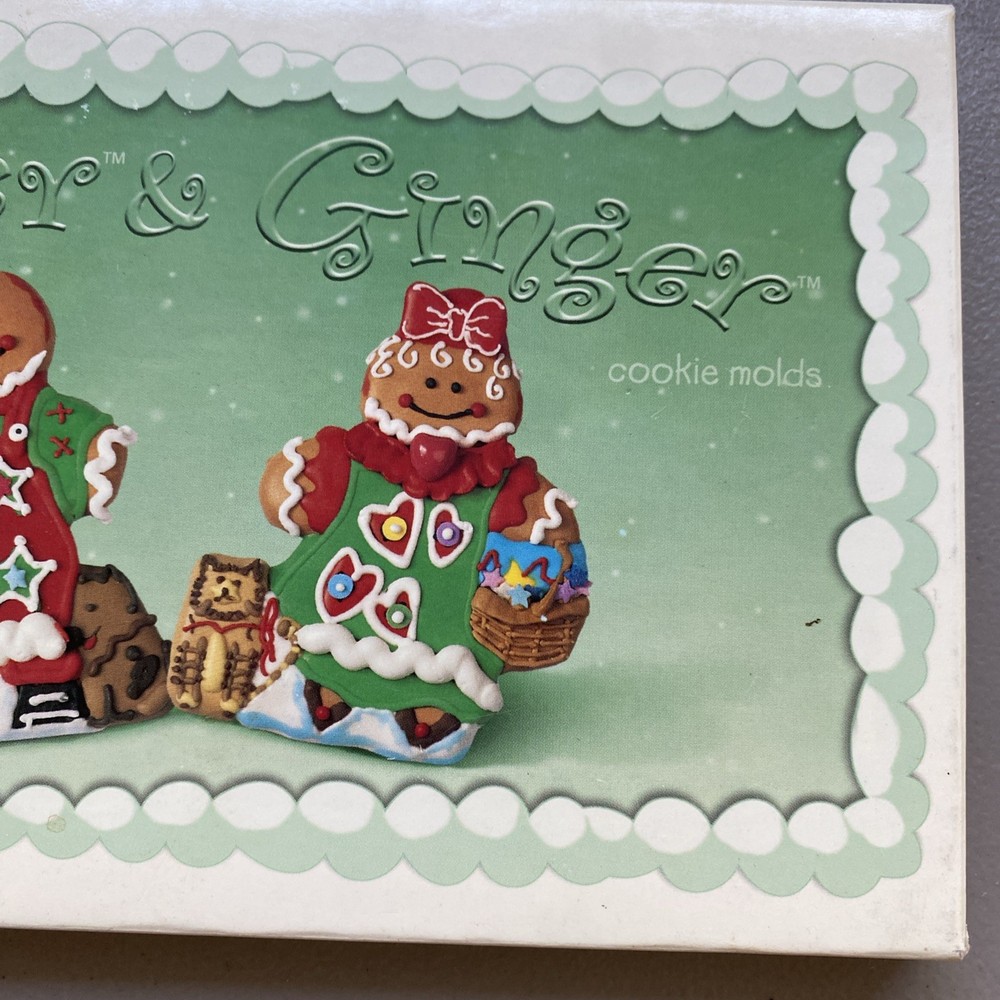 Cookie Molds Longaberger Roger & Ginger NIB 2000