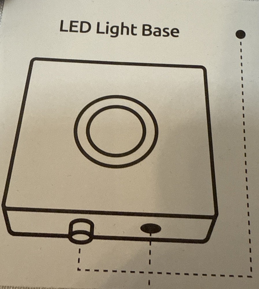 ARTPiX LED 3D Light Display Base Black