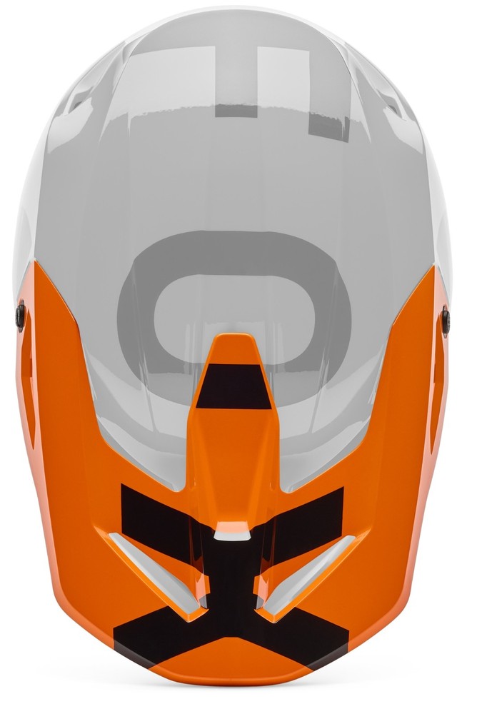Fox Racing V1 Shield Helmet Visor/Peak Fluo Orange