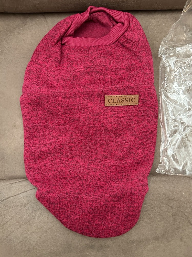 American Classic Small Dog Sweater Pull Over- Cherry XL
