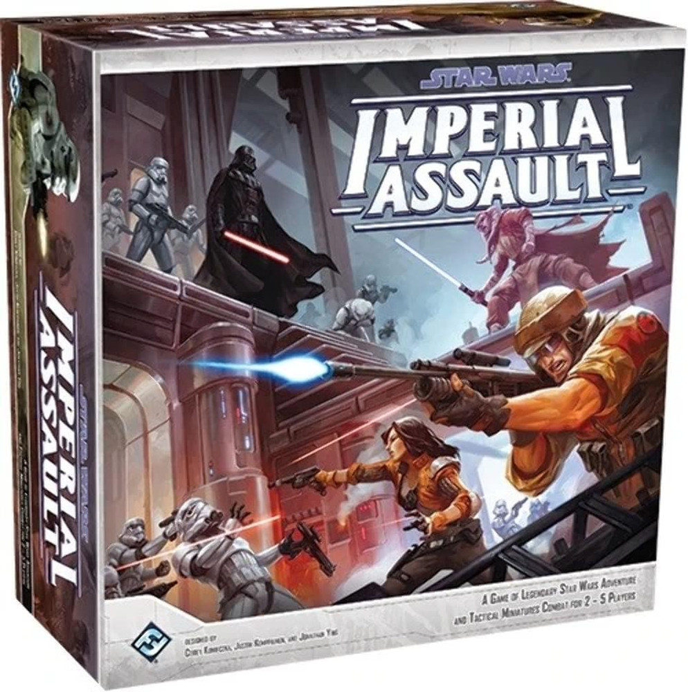 Asmodee Star Wars Imperial Assault Core Set - Epic Sci-Fi Miniatures Strategy Ga