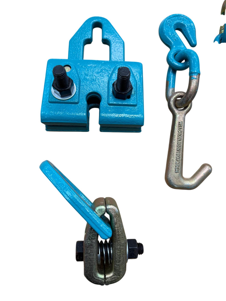 SET#94 -10 Pieces HEAVY DUTY AUTO BODY FRAME MACHINE PULLING TOOLS & CLAMPS