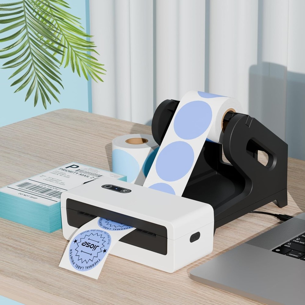 JIOSE 4x6 Label Holder Thermal Label Holder for Rolls and Assorted Sizes Work