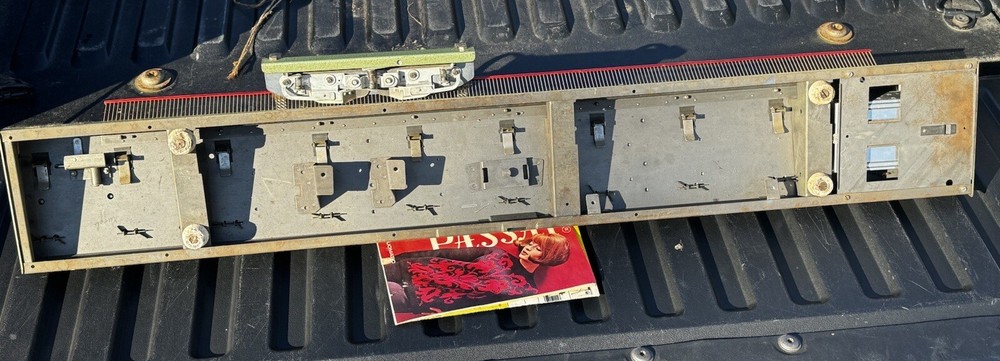 Passap M-201 Speed-O-Knit Flat Bed Knitting Machine ~ Untested w Tools! READ