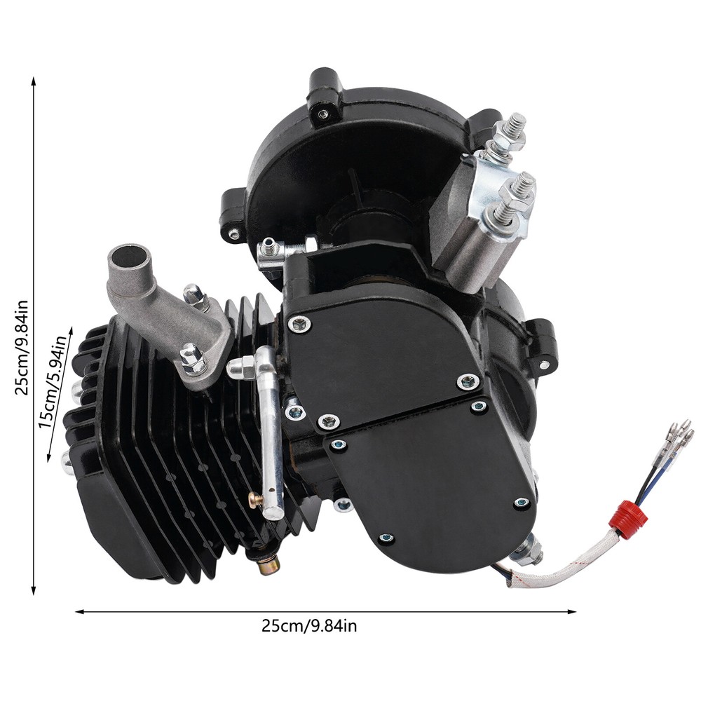 80CC 2-Stroke Single Cylinder Engine 1.65 HP Bicycle Engine Pedal Control Motor