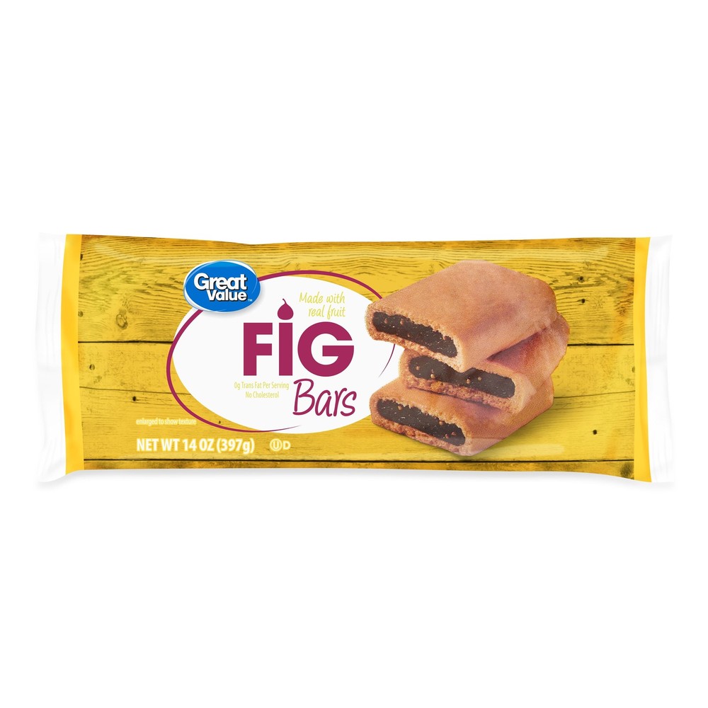 (2 Pack) Great Value Fig Bars, 14 Oz