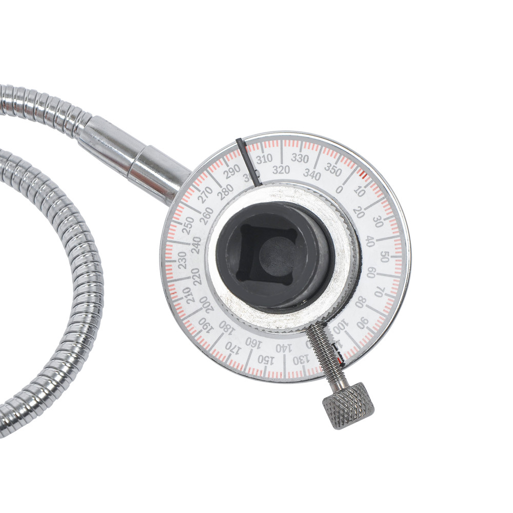 1/2" Torque Setting Angular Gauge w/ Magnetic Arm - Int Square Head & Clip Arm
