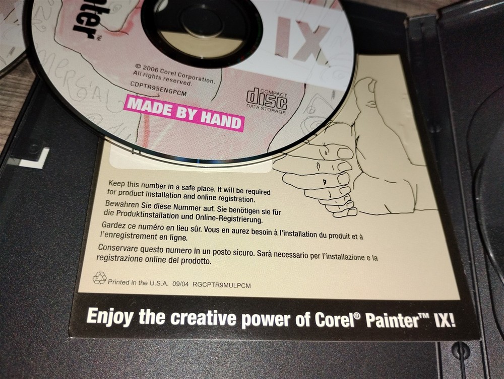 Corel Painter IX.5 PC/Mac CD-ROM 2006 for Windows 2000/XP Power Macintosh 3-disc