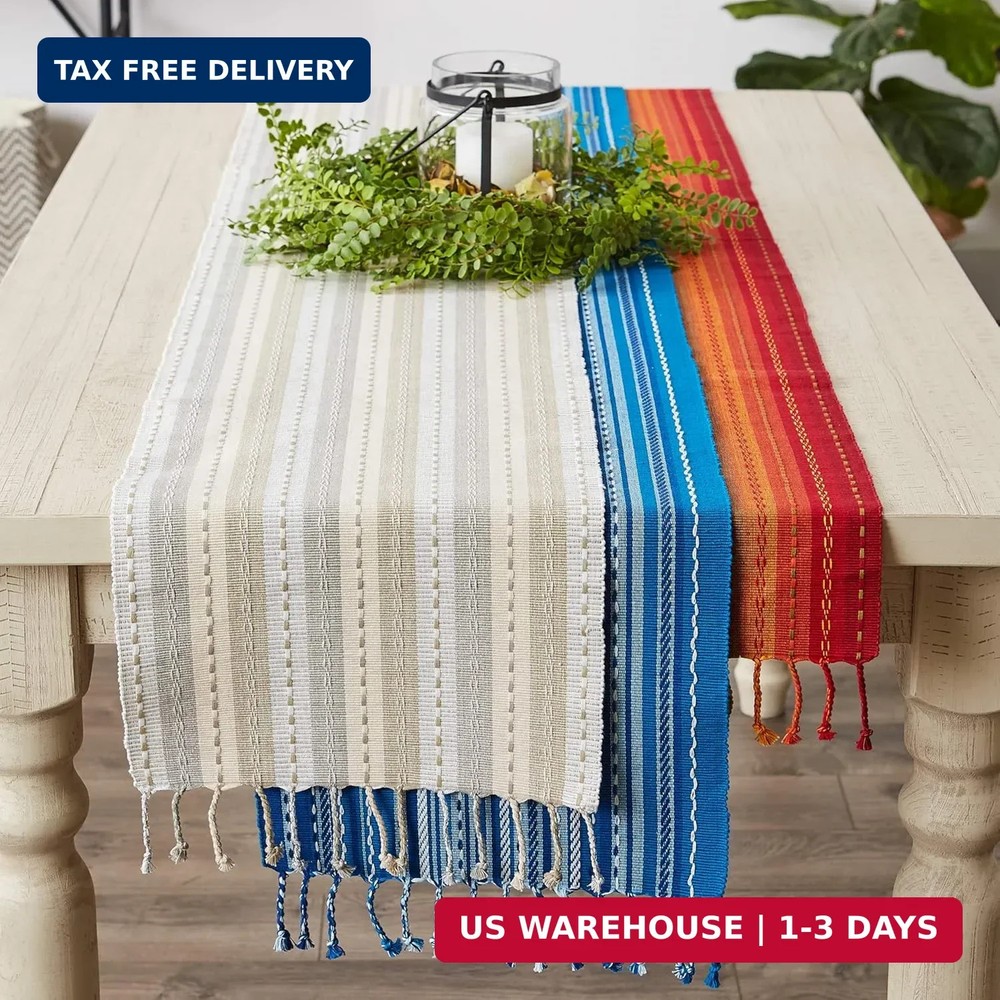 DII Southwest Collection Tabletop, Table Runner, Spice, "table runner, 14x72"""