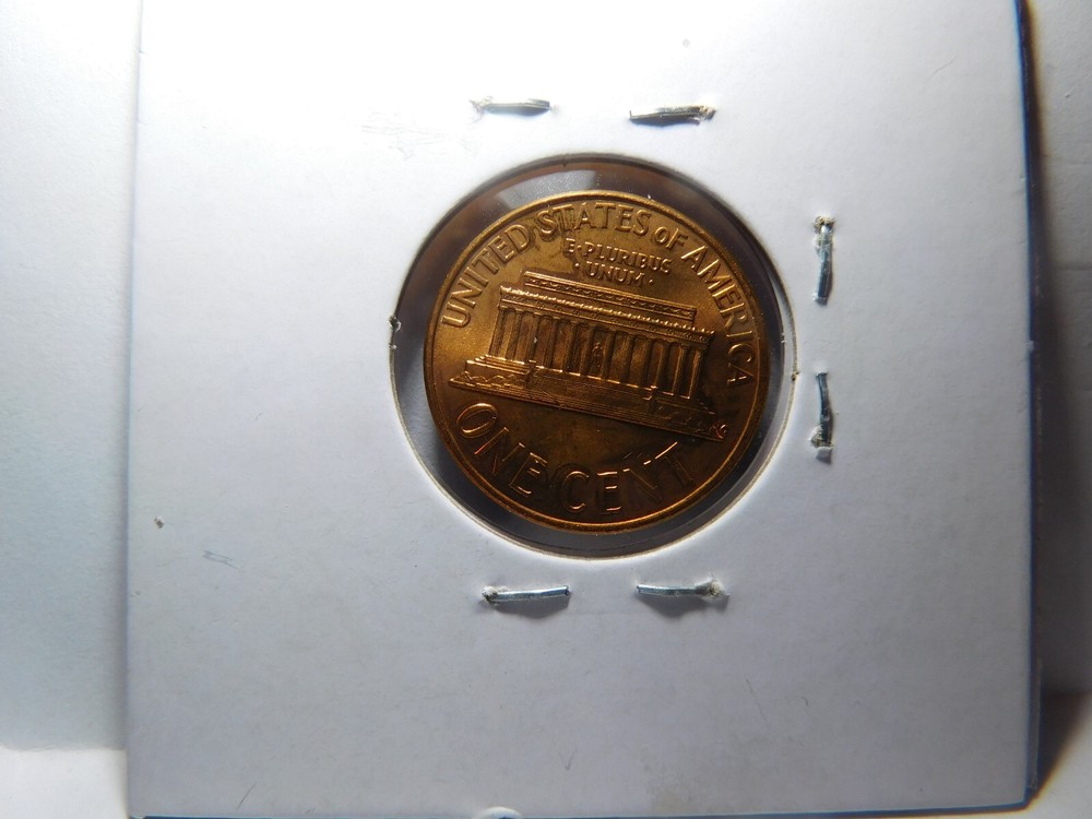1974 D Uncirculated Lincoln Memorial Cent-Bright Red