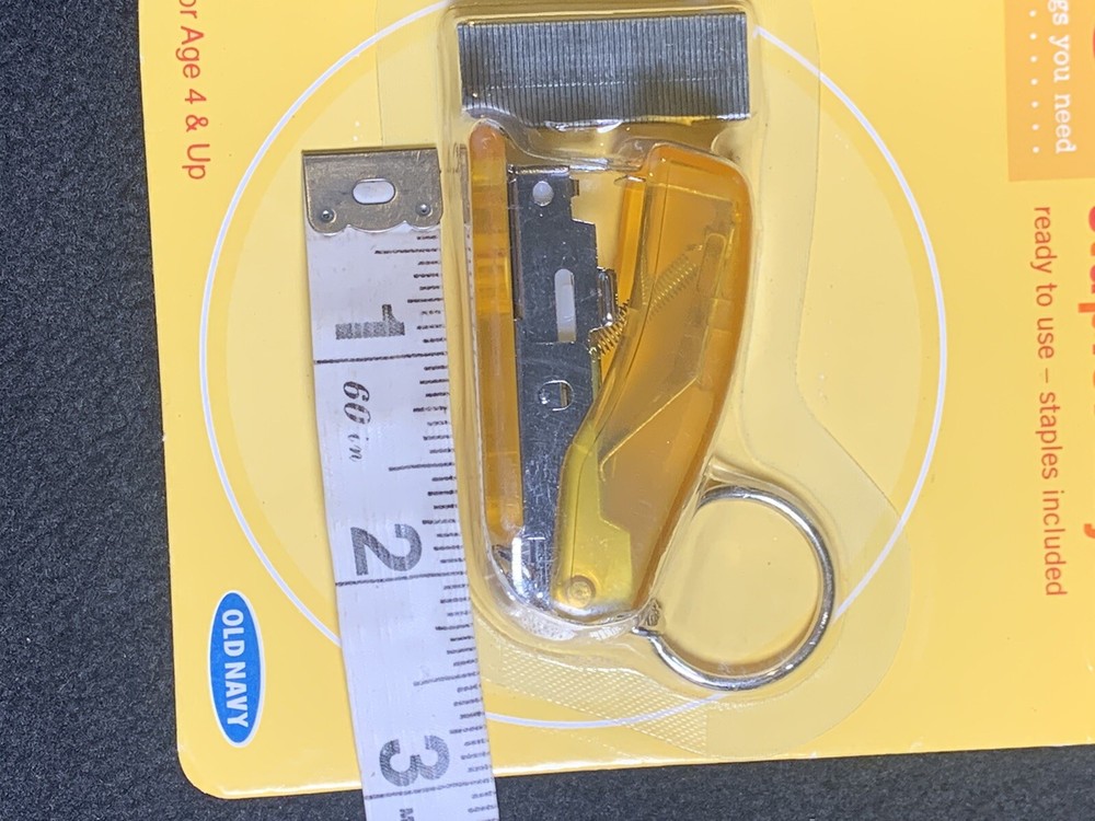 Stapler New Old Navy Supply Co. Stapler Keychain Keyring
