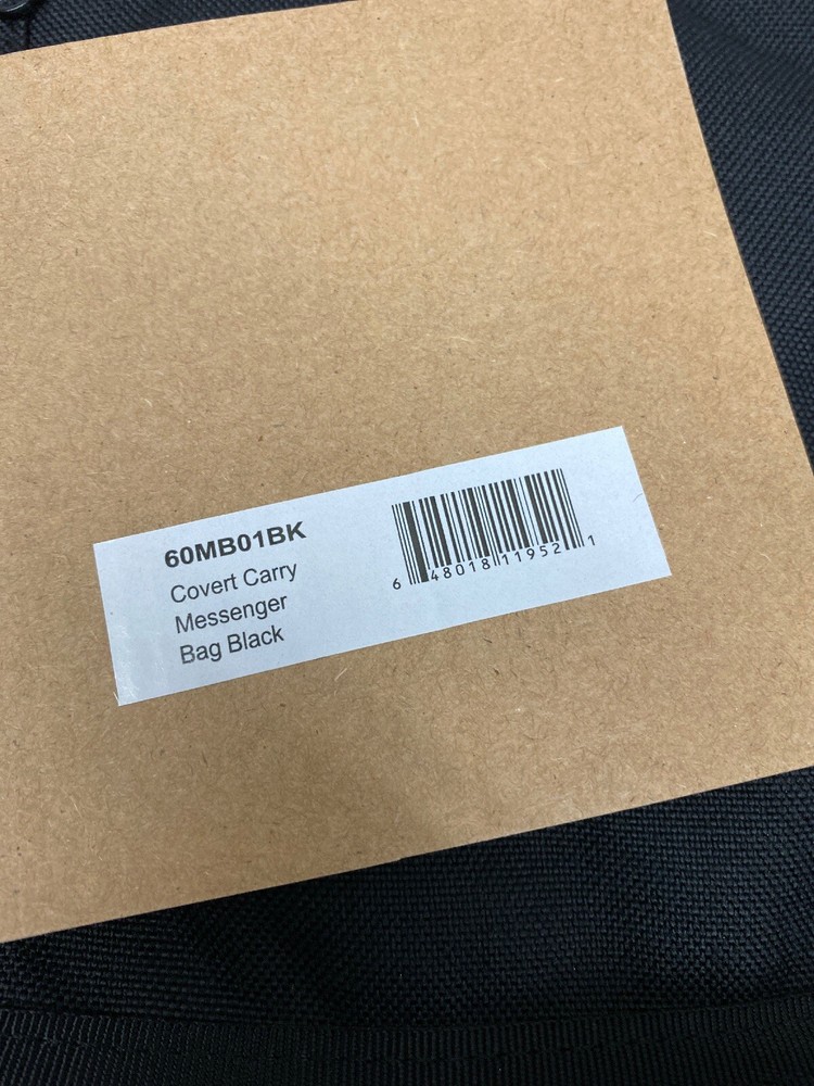 BLACKHAWK 60MB01BK Covert Carry Messenger Bag - Black