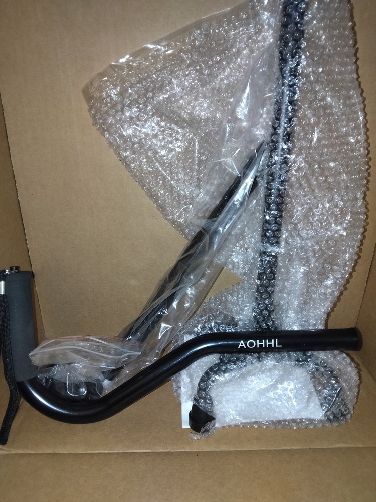 AOHHL Black Aluminum Walking Cane