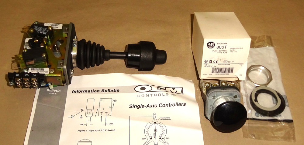 OEM Controls Inc. MS4M4754 Joystick Single Axis Control NEW