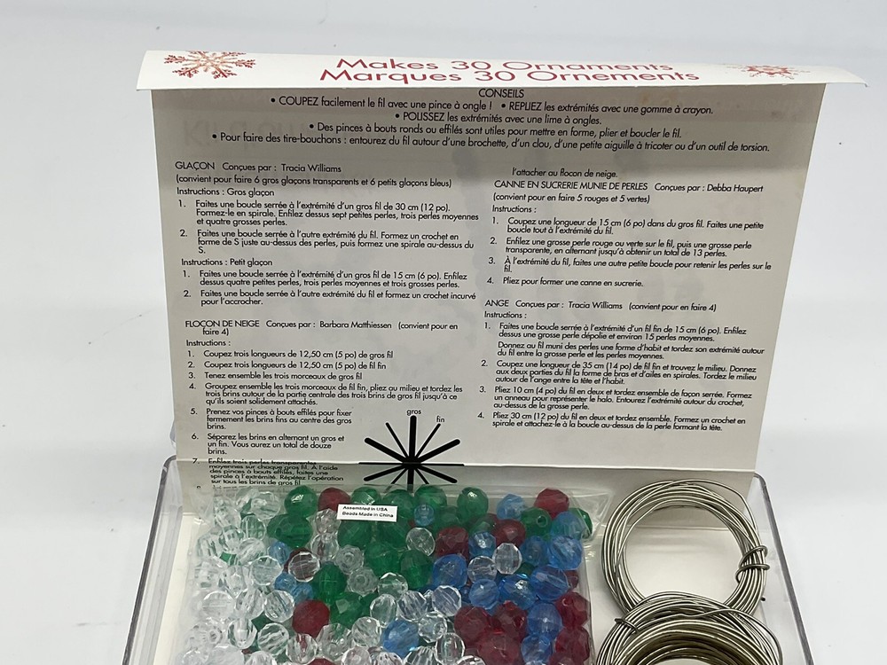 Ornament Kit makes 30 ornaments by Toner Plastics