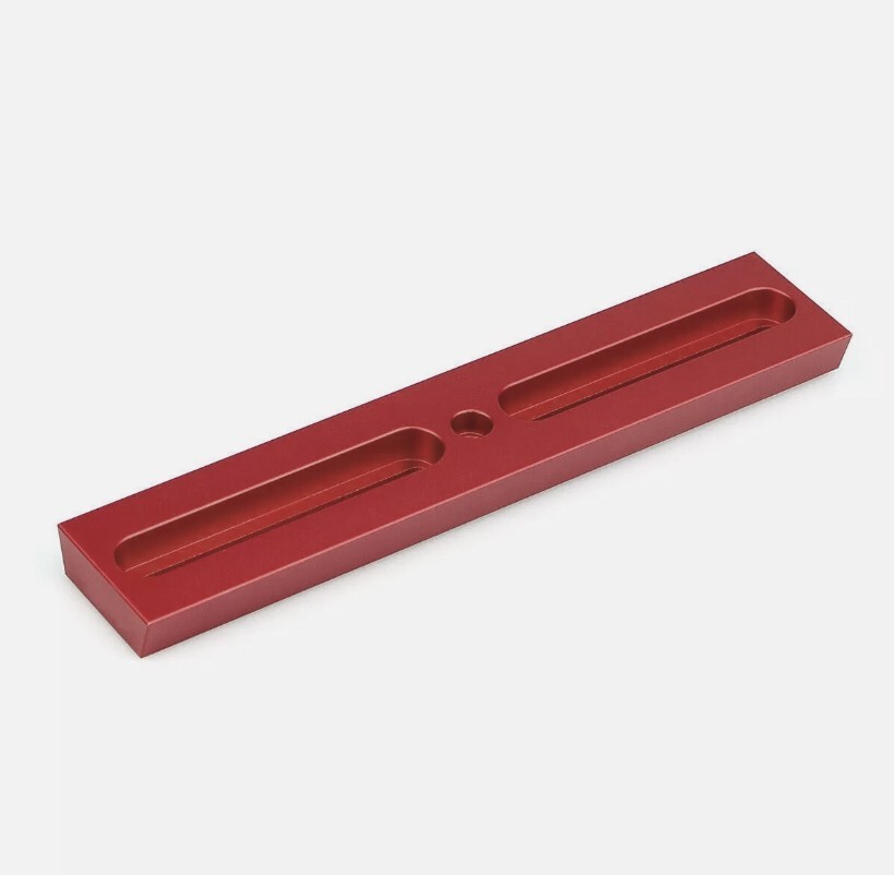 Universal Telescope Mounting Plate 150mm-Red Anodized Aluminum,CNC,Multi-Purpose